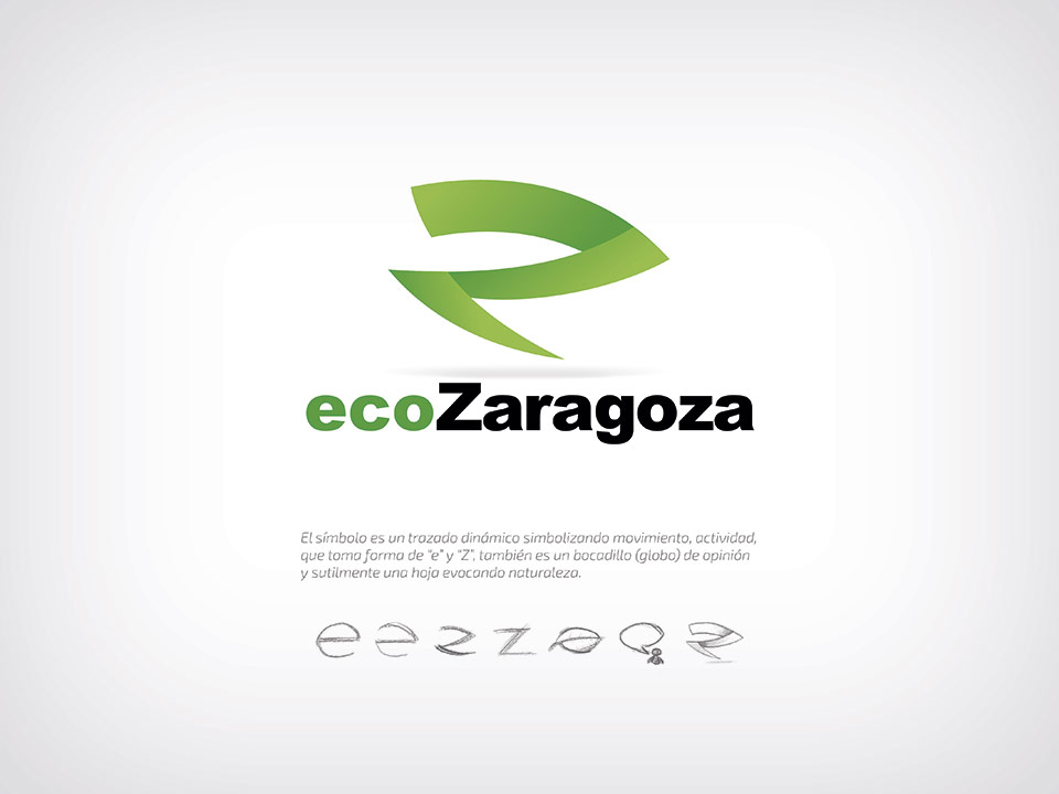 eco Zaragoza diseño de logotipo y aplicación móvil