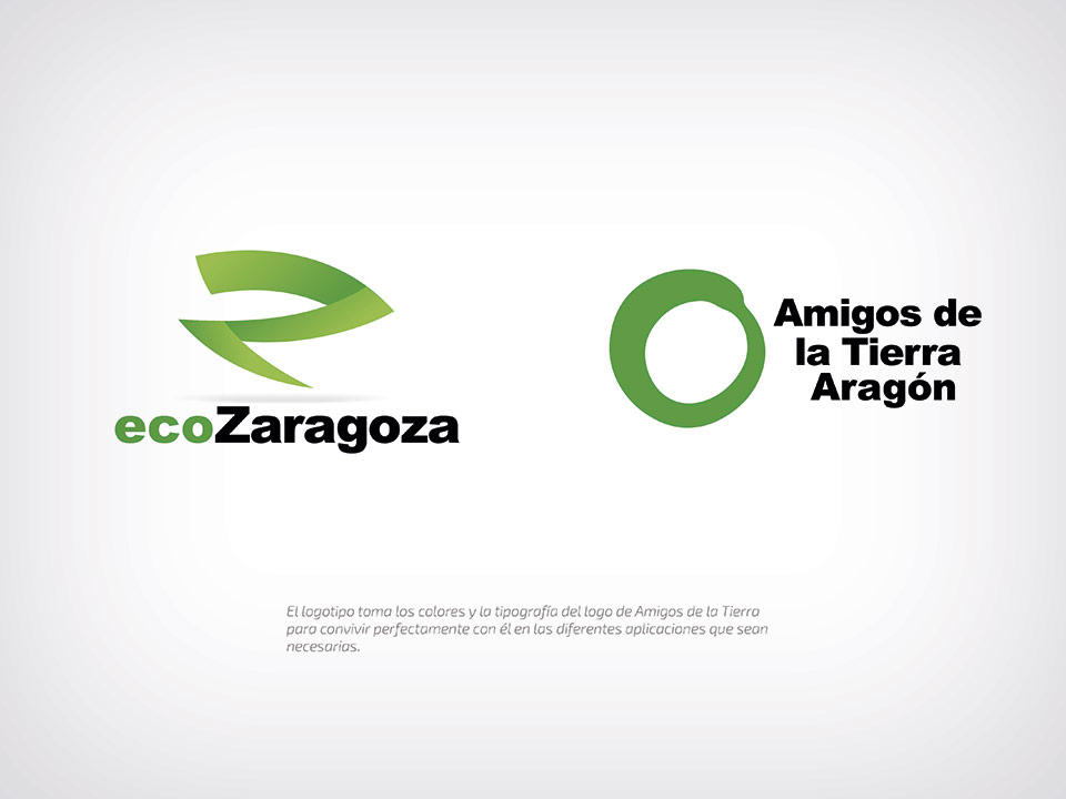 eco Zaragoza diseño de logotipo y aplicación móvil