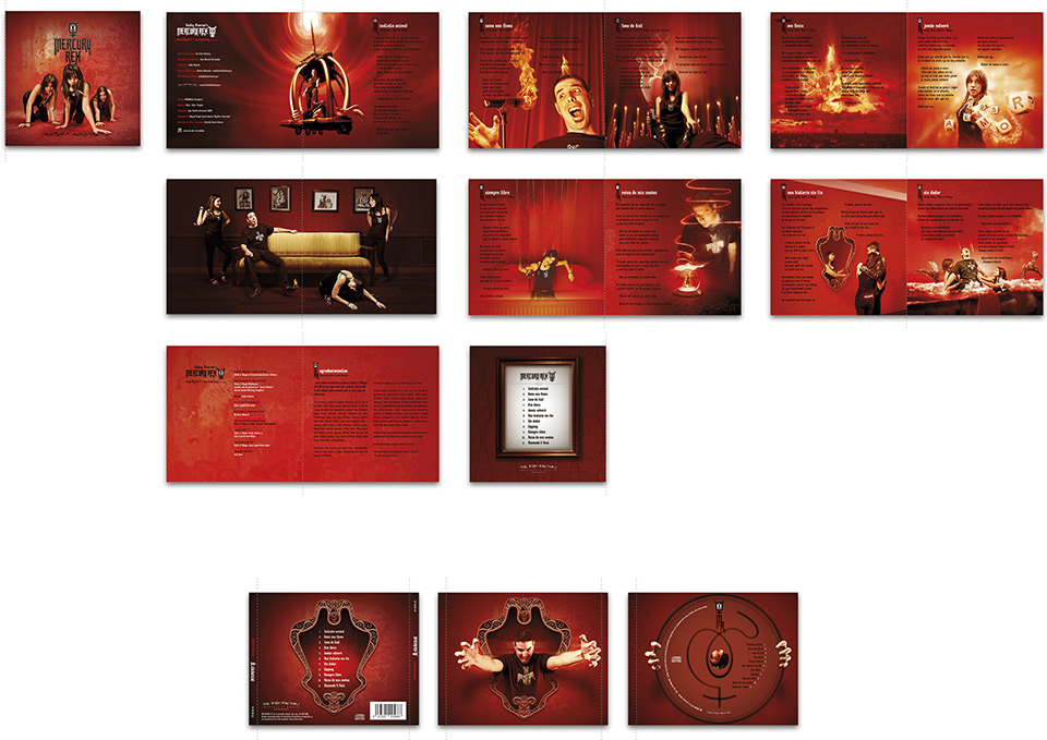 Mercury Rex rock Zaragoza Diseño e ilustraciones para CD