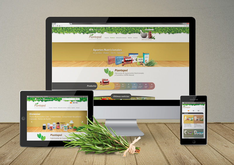 Plantapol diseño web